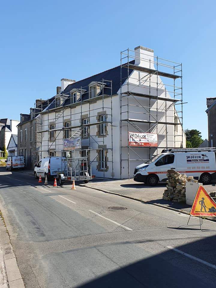 Rénovation peinture extérieure Quimper