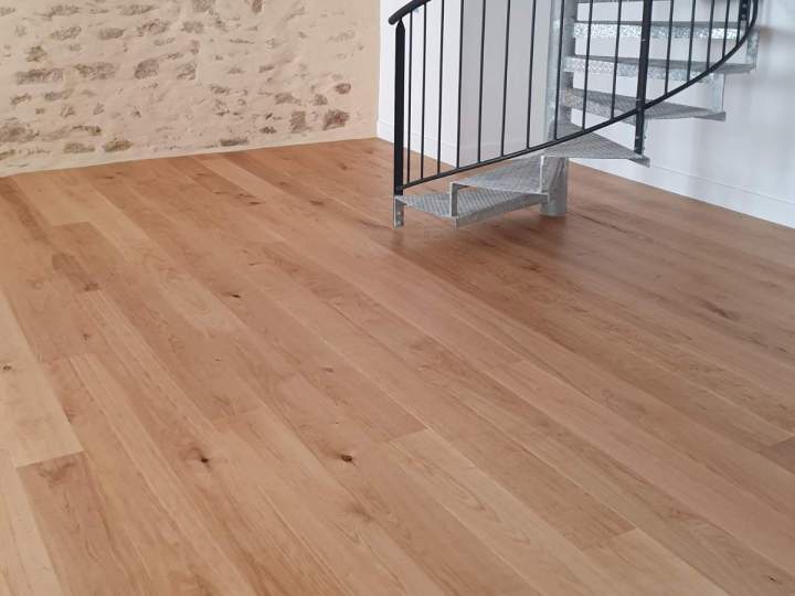 Pose parquet flottant Quimper